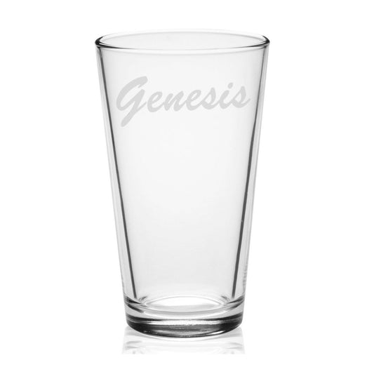 Early 80's Logo Etched Pint Glass
