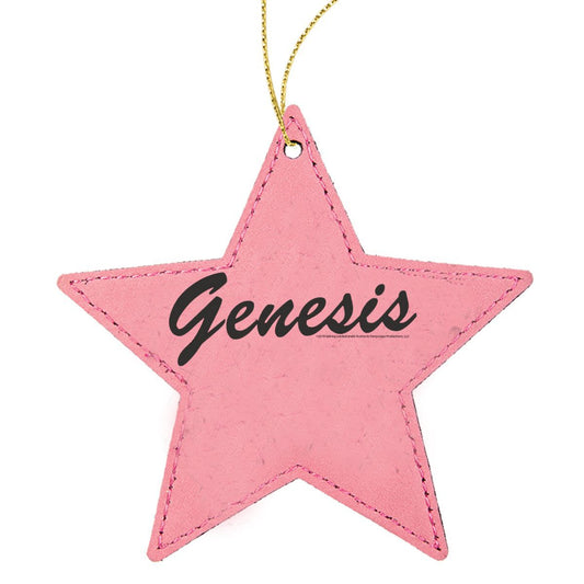 80's Logo Leather Ornament