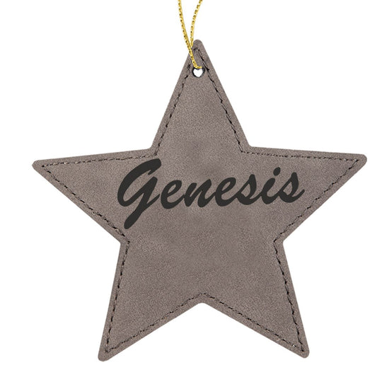 Circa 80s Logo Leather Ornament