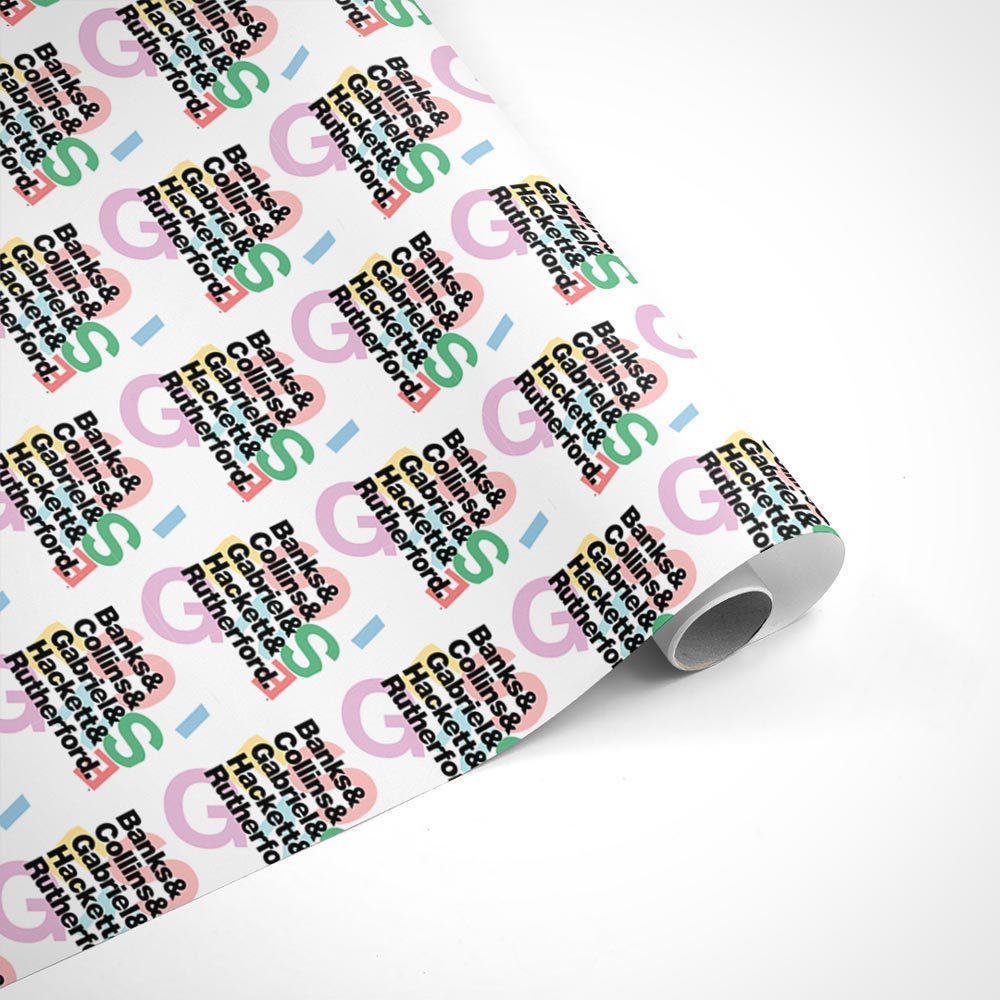 Genesis R-Kive Classic Names Wrapping Paper