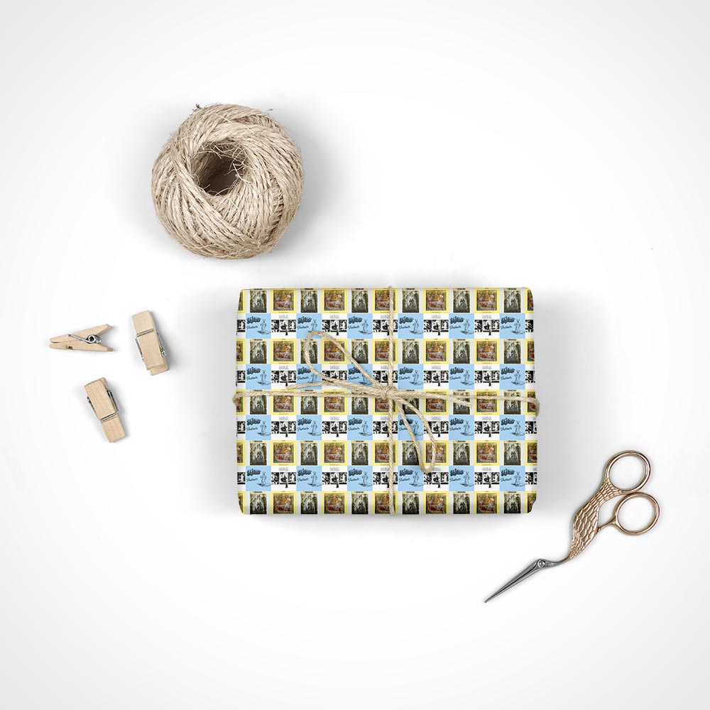 Genesis Art Collage Wrapping Paper