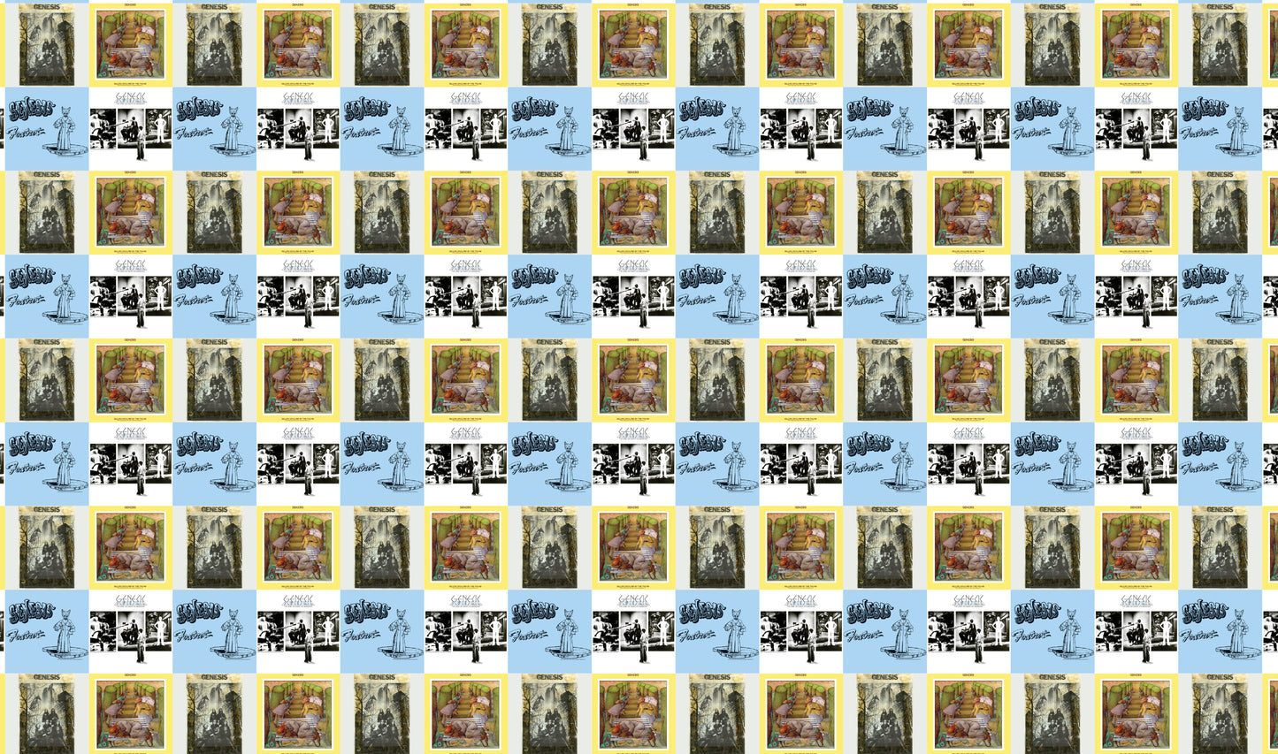 Genesis Art Collage Wrapping Paper