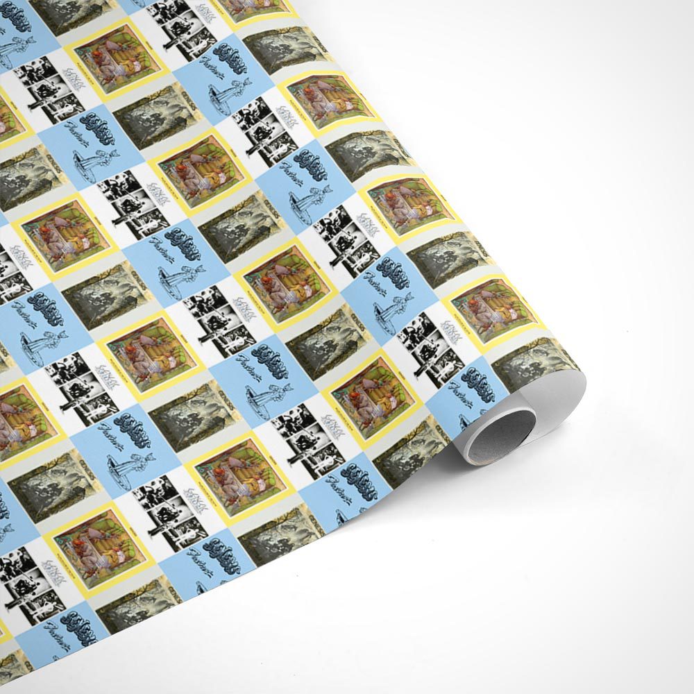 Genesis Art Collage Wrapping Paper