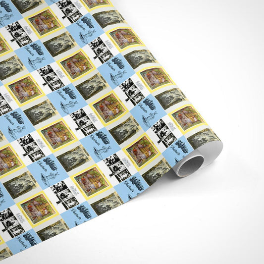 Genesis Art Collage Wrapping Paper