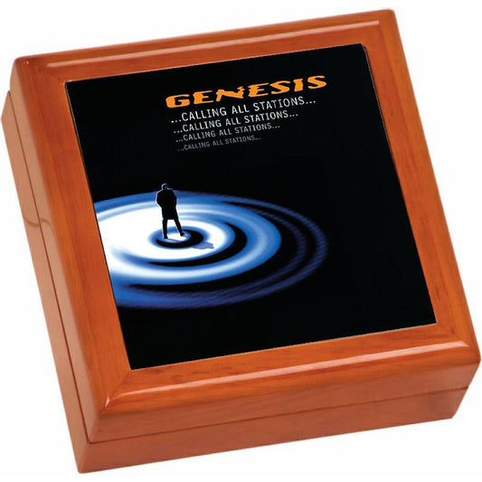 Calling All Stations Wooden Keepsake Box