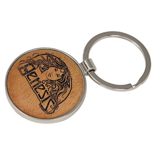 Goddess Laser Engraved Keychain
