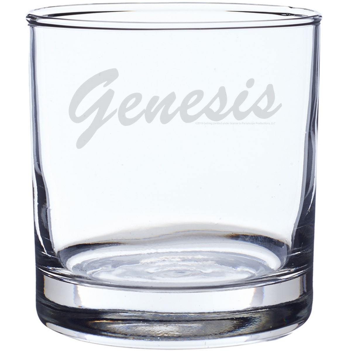 80's Laser-Etched Whiskey Glass