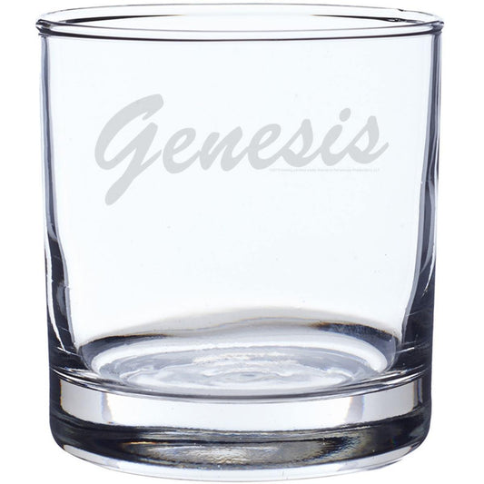 80's Laser-Etched Whiskey Glass