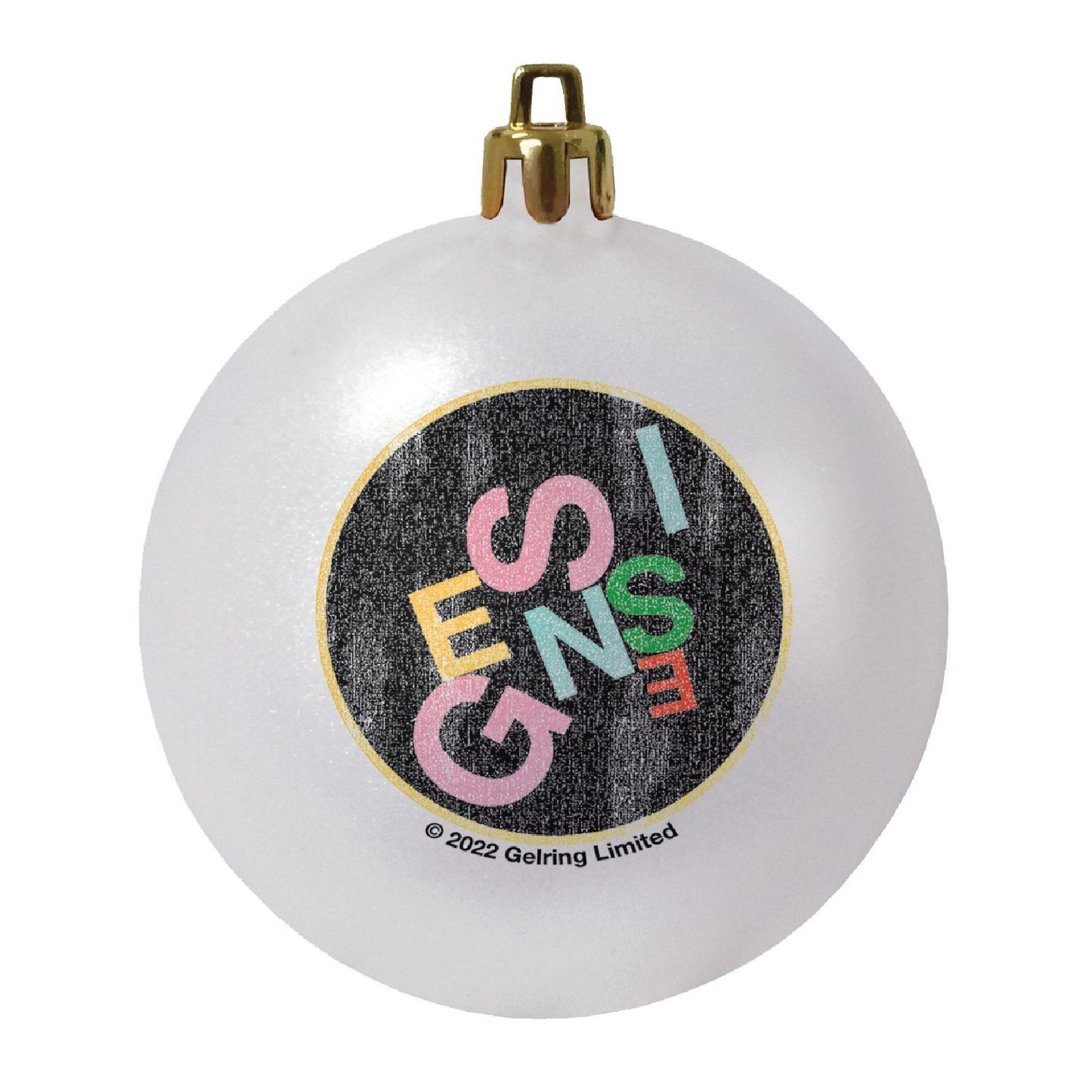 Genesis Multi Logo White Ornament