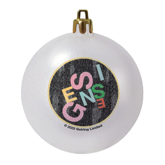 Genesis Multi Logo White Ornament