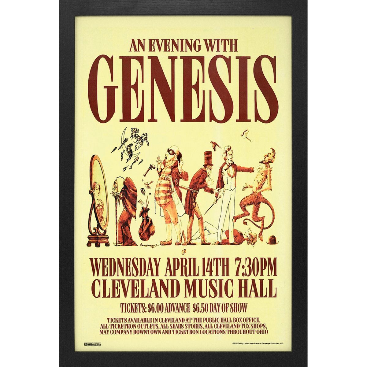 Genesis - Evening With Genesis 11x17 Framed Print