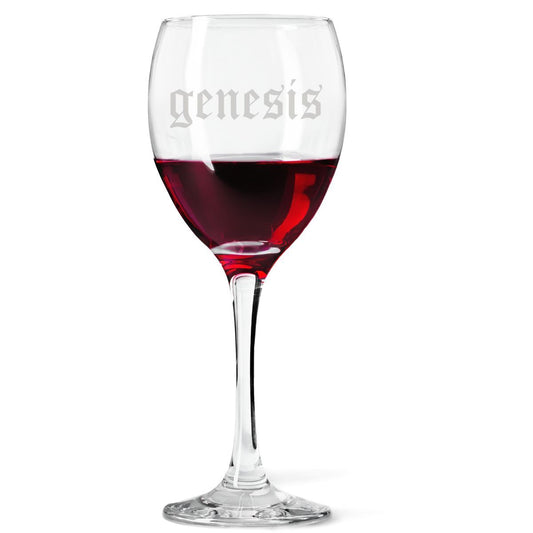 To Revelation Laser Etched Wine Glass