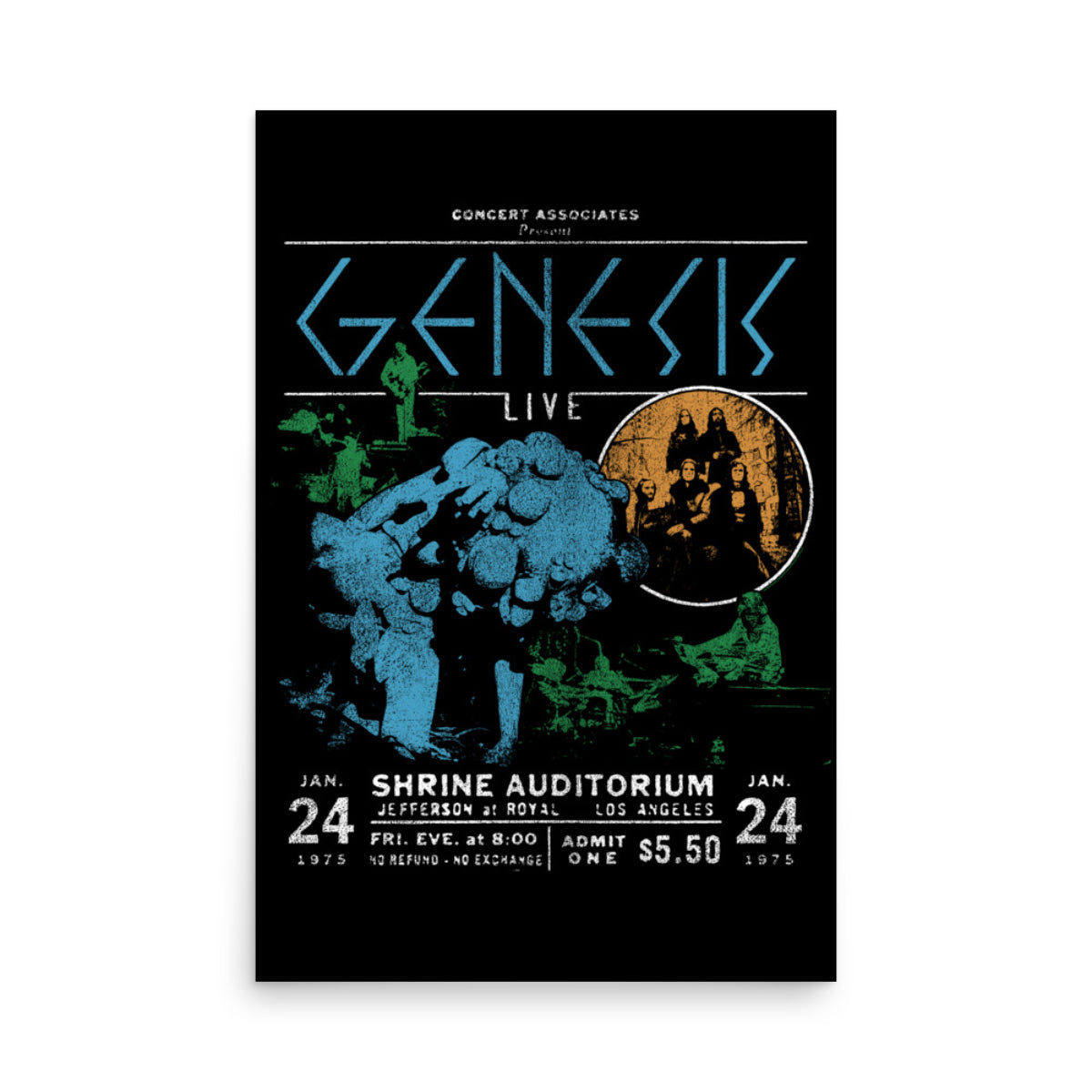 Shrine Auditorium 1975 Color Poster