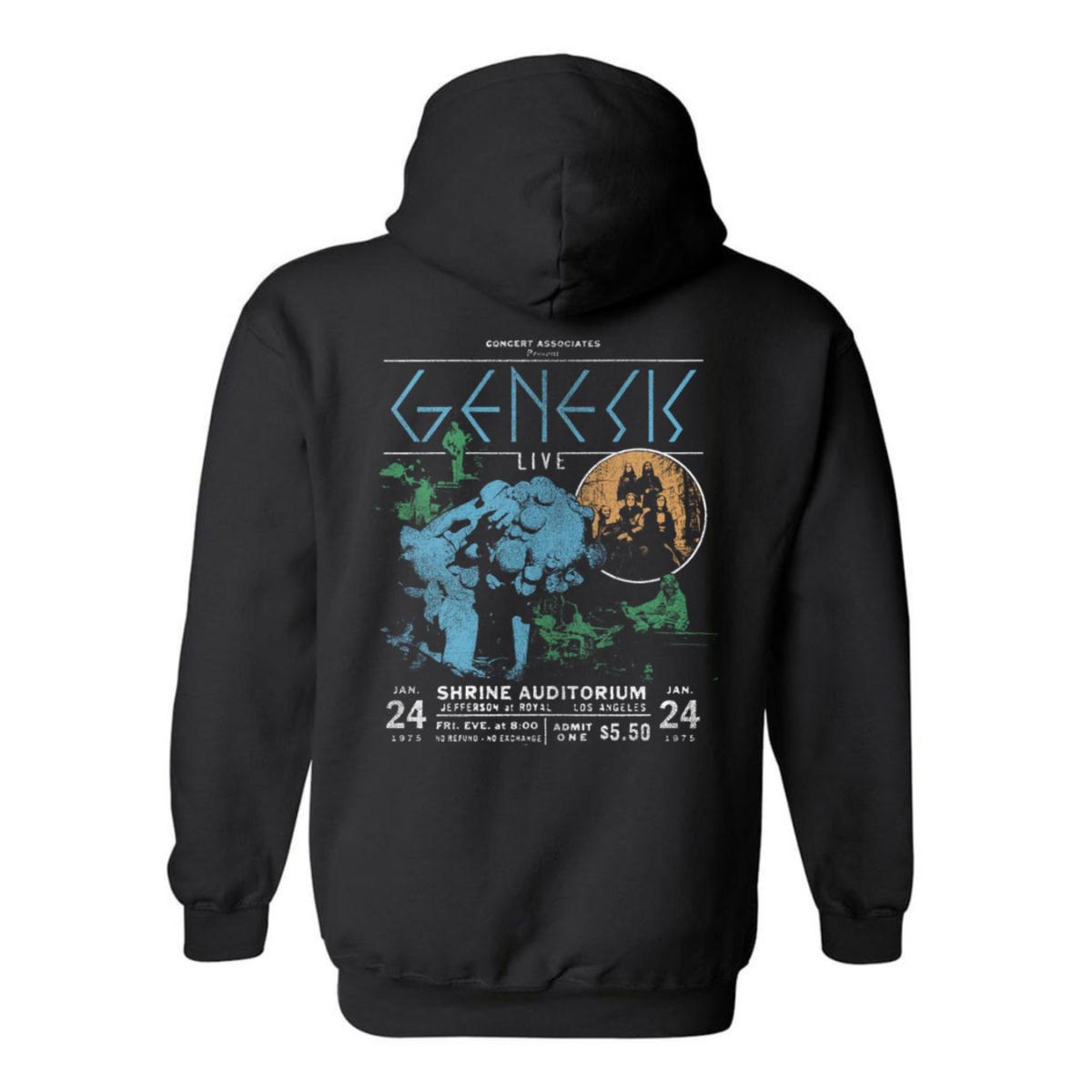 Genesis Shrine Auditorium 1975 Zip Hoodie