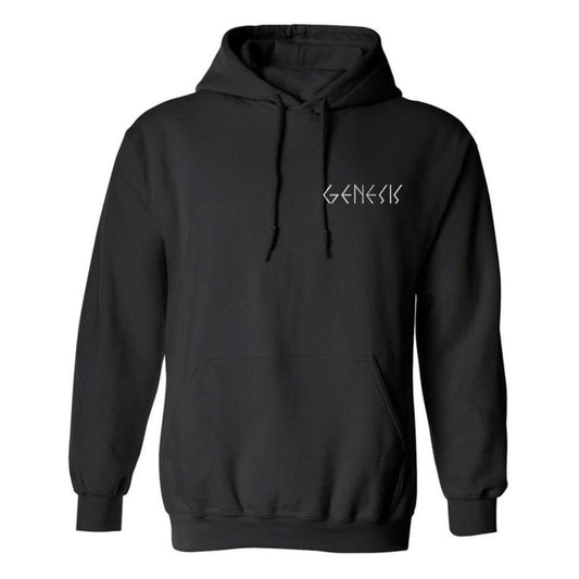 Genesis Shrine Auditorium 1975 Black and White Hoodie