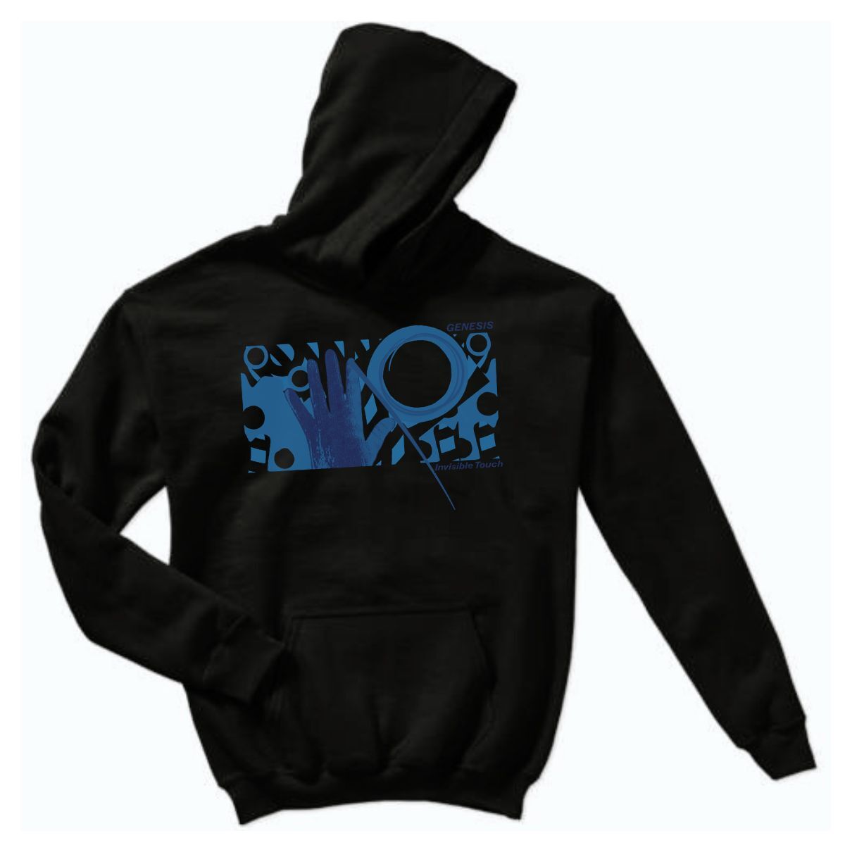 Invisible Touch 40 Blue Hue Pullover Fleece Hoodie