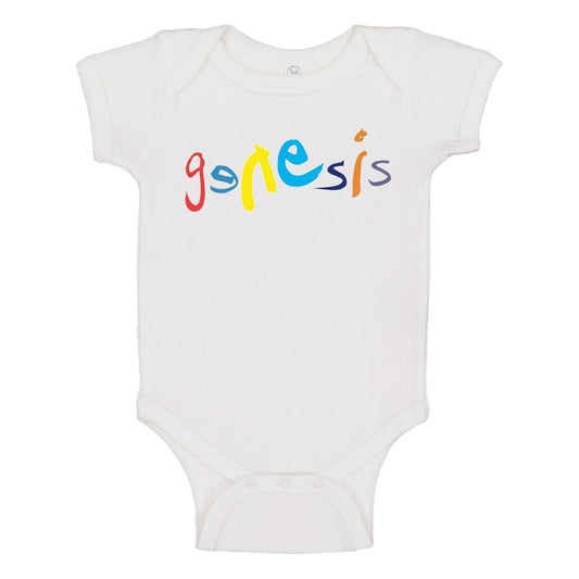 Rainbow Logo White Onesie