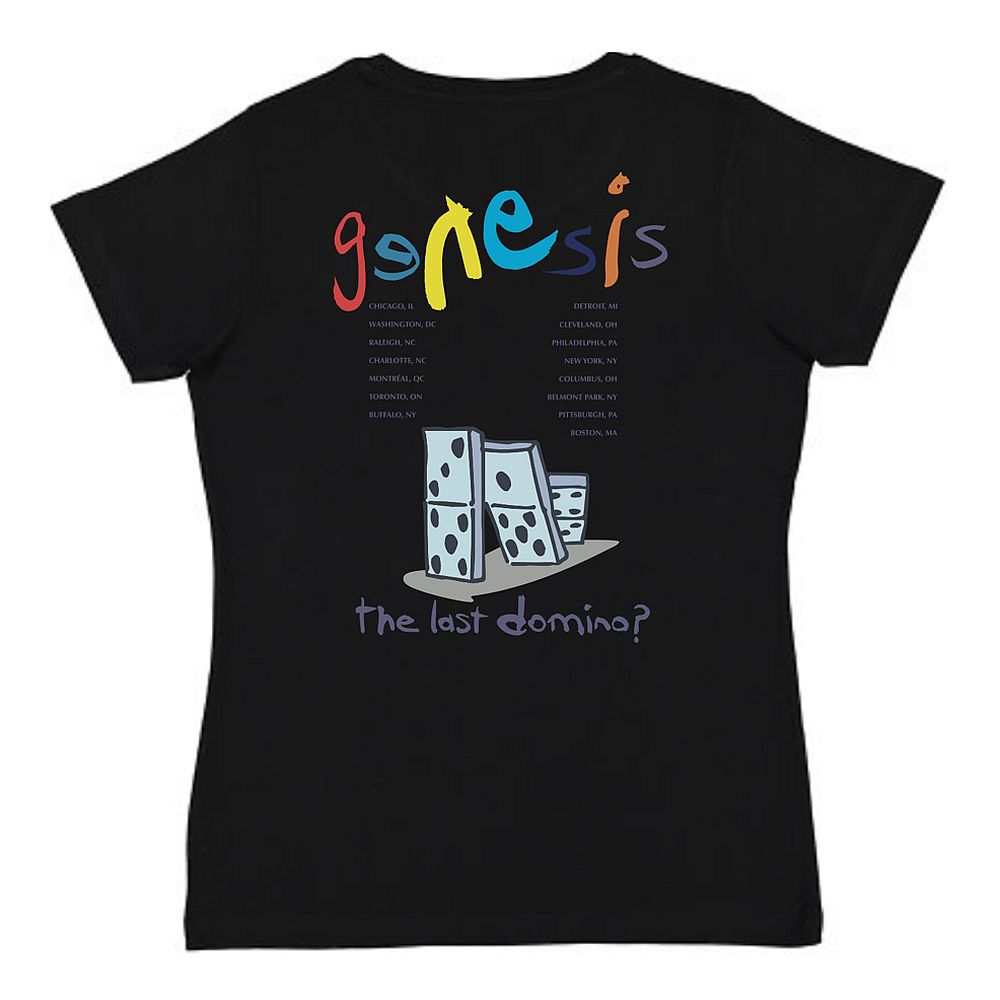 Genesis Domino Tour Ladies Black T-Shirt