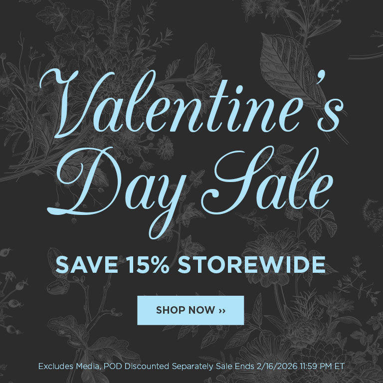 Valentine's Day Sale Save 15% storewide. Shop Now. Excludes Media. POD discounted separately Sale ends. 2/16/2026 PM ET