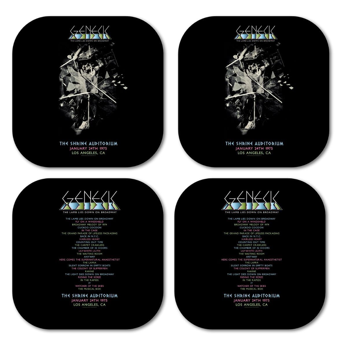 Lamb Lies Down At The Shrine Coaster Set