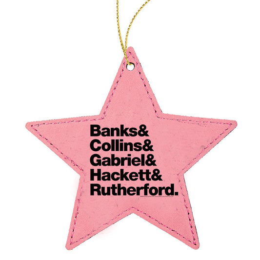 Names Leather Ornament