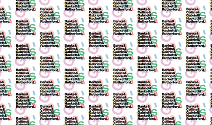 Genesis R-Kive Classic Names Wrapping Paper