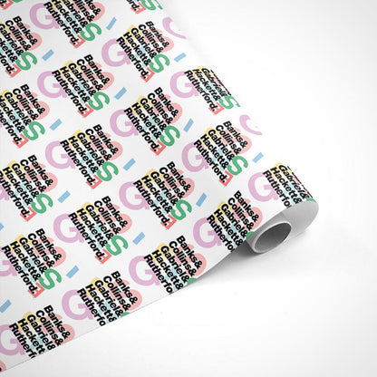 Genesis R-Kive Classic Names Wrapping Paper