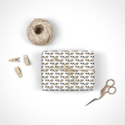 Genesis Turn it on Again New Logo Wrapping Paper