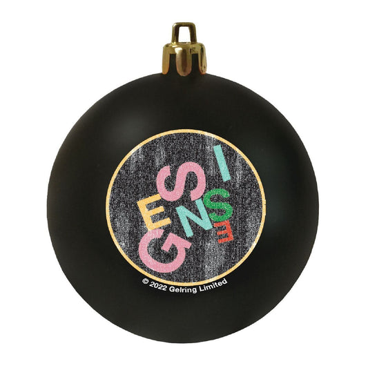Genesis Multi Logo Black Ornament