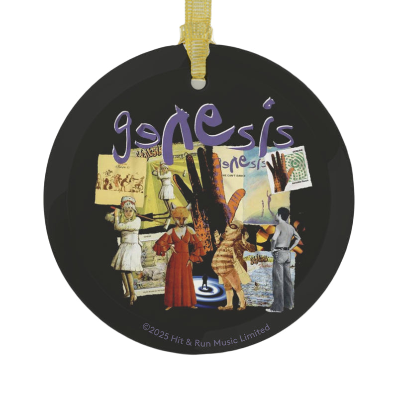 Icons Glass Ornament