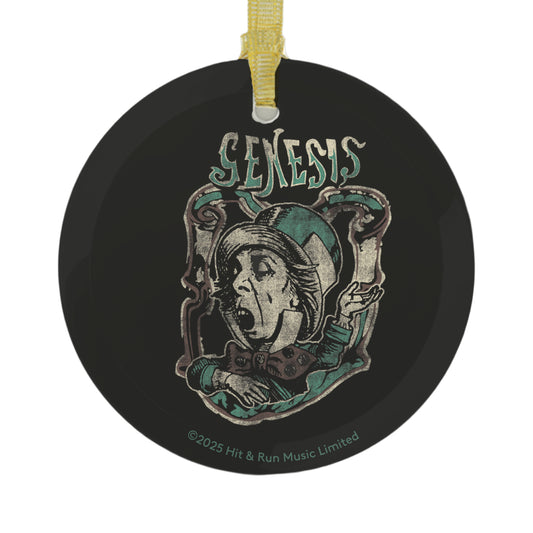 Mad Hatter Glass Ornament