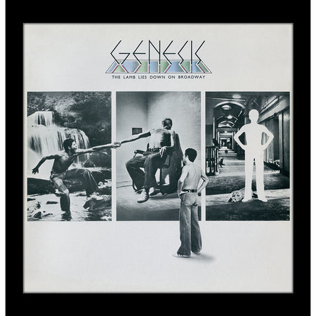 LIGHT MUSIC CONTEST EAST WEST '78 見本盤LP The Lamb Lies Down on Broadway 12x12 Framed Print – Genesis