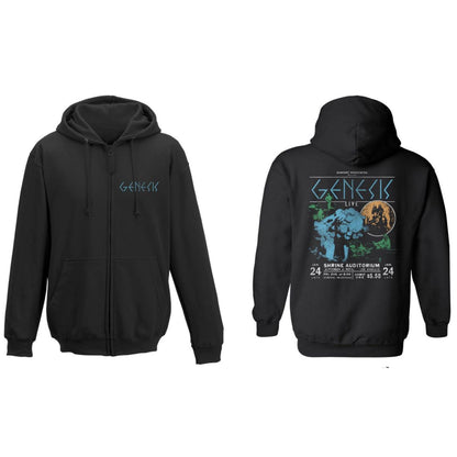 Genesis Shrine Auditorium 1975 Zip Hoodie
